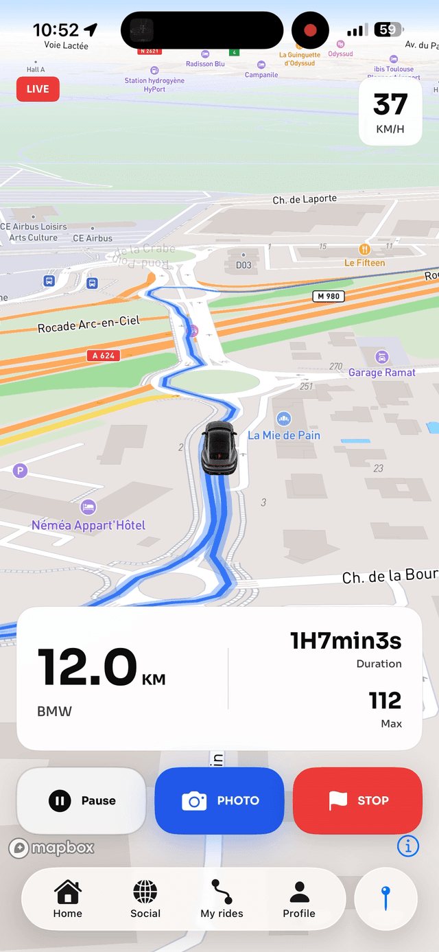 Inside the Revly app